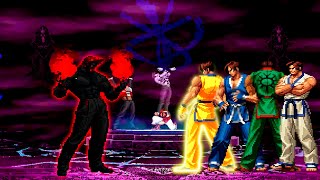 KOF Mugen Valmar Rugal vs Kim Kaphwan Team [upl. by Rosalind]