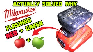 Milwaukee battery not charging  replacing internal battery cells [upl. by Rip]