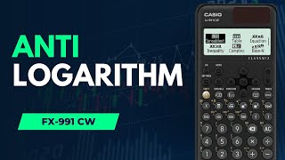 Anti log in ph math with fx991CW [upl. by Idnim]