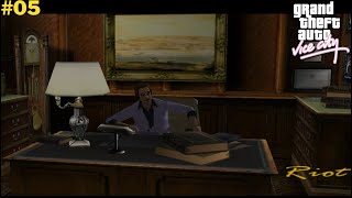 05 Gta Vice City 5th Mission Riot Farhan Gaming [upl. by Sufur276]