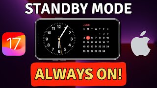 How To Keep Stand By Mode Always On in IOS 17 [upl. by Rialc152]