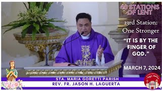 Homily by Fr Jason H Laguerta on March 7 2024 700 am Mass [upl. by Bail228]