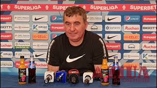 Declarații Gheorghe Hagi înaintea meciului Farul Constanța  FCSB [upl. by Bartle295]