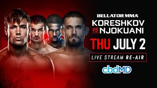 ReAir  Bellator 182 Andrey Koreshkov vs Chidi Njokuani [upl. by Aneerehs247]