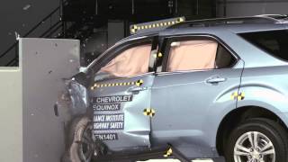 Small overlap crash tests  Chevrolet Equinox  AutoMotoTV [upl. by Bartholomeus251]