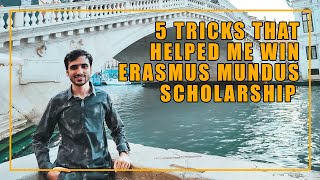 5 Tricks of Erasmus Mundus Scholarship in 2 mins Must Know  202324 [upl. by Irbua]