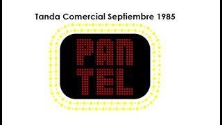 Panamericana Televisión Tanda Comercial Septiembre 1985 [upl. by Ahsinirt]