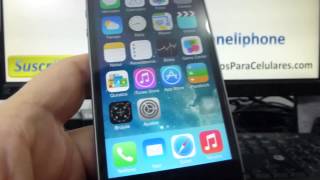 como eliminar hotmail del celular iphone 5S 5C 5 4 iOS 7 español Channeliphone [upl. by Peyter]