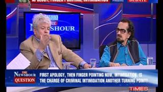 The Newshour Debate Victim  Tehelka failed me  Part 1 [upl. by Larimor]