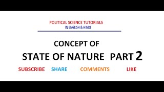 State of Nature by Hobbes Locke and Rousseau  Part 2 [upl. by Rolyks]