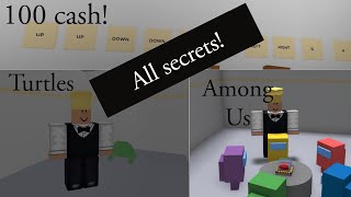 All secrets in Cook Burgers Roblox [upl. by Assillim]