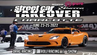 Street Car Takeover Charlotte Nc ZMAX June 252022 Small Tire Racing [upl. by Leahcimnaes54]