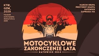 Motocyklowe Zakończenie Lata 2024 😃 Katowice part 1 [upl. by Tandie]