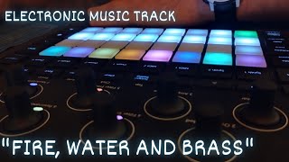 quotFire water and brassquot  a tune with Circuit Tracks JX08 Korg Drum and Microfreak [upl. by Shiroma]