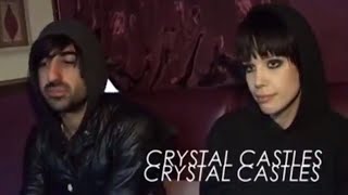 Crystal Castles  NME New Noise Tour 2008 Interview [upl. by Laddie]