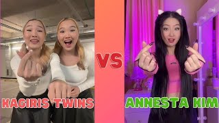 New Kagiris Twins Vs Annesta Kim [upl. by Nilats523]