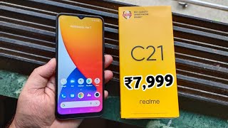 Realme C21  Indian Unit Unboxing amp Review  5000mAh Triple Camera 🔥🔥 [upl. by Mackler]