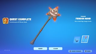 How To Easily Unlock The Fiendish Wand Pickaxe In Fortnite [upl. by Milon]