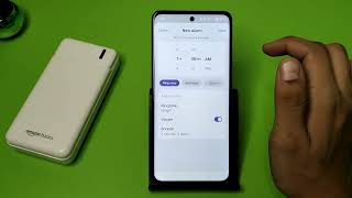 OPPO F27 5G Set Clock Alarm How to set up alarm on your mobile [upl. by Aliban]