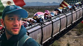 Surviving the Migrant Death Train to the US Border🇲🇽🇺🇸 [upl. by Zippora756]