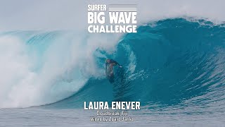 Laura Enever at Cloudbreak  SURFER Big Wave Challenge 202324 Entry [upl. by Korry]