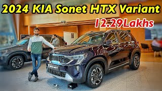 2024 KIA Sonet HTX 10L DCT Variant Walkaround 😍 Aayushssm [upl. by Arratal]