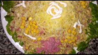 سلطة لذيذة وسهلة التحضير salade de blé froide et riche [upl. by Adav955]