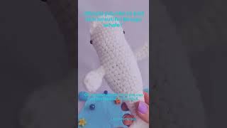 🐋🐳LEARN How to CROCHET a Beluga whale amigurumi crochet Step by step tutorial in english begginer🐋🐳 [upl. by Ihsakat]