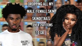 DROPPING ALL MALE  FEMALE SKINS  SKINDETAILS UPDATED [upl. by Eph]