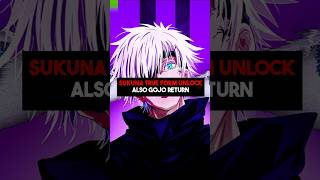 JJK Chapter 237 Sukuna Real Form Unlock  Gojo Return shorts jujutsukaisen [upl. by Aynna296]