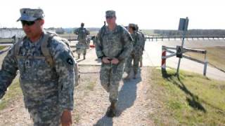 Addicks Reservoir Training Ruck March  536th Brigade Support Battalion [upl. by Tenom87]