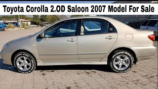 Toyota Corolla 2OD Saloon 2007 Model for sale in Islamabad [upl. by Neelloc701]