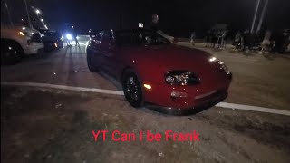 Frustrate 2JZ Supra Manual 72mm Turbo vs C7 Z06 Heads Cam Ported Blower Epic Race [upl. by Brockwell]