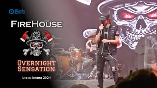 FIREHOUSE  Overnight Sensation Live in Jakarta 2024 HD [upl. by Tillinger]