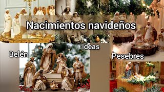 🎄Tendencia en Nacimientos navideños ☃️Decoración de navidad Ideas Diy Pesebre Belén [upl. by Ihcekn218]