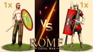 What Is the Best Roman Unit that a Warband with High Ground Can Beat in Rome Total War [upl. by Pandich]