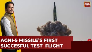 India successfully testfires Ncapable AgniV ballistic missile with 5000 km range  English News [upl. by Purity]