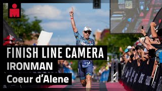 2023 IRONMAN Coeur dAlene Finish Line Camera [upl. by Ambur]