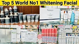 Best Top 5 World No1 Whitening Facial Review Dermalogica  Thalgo  Janssen  Skin Fuel  Johnson [upl. by Eiddam]