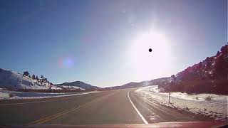 Dashcam time lapse Walsenburg to Alamosa almost [upl. by Ardnaeel]