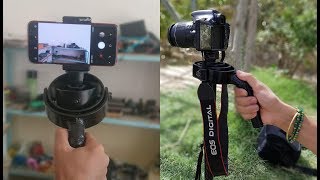 How To Make Camera Steadicam Gimbal For DSLR Camera And Mobile Phone  At Home [upl. by Kendal358]