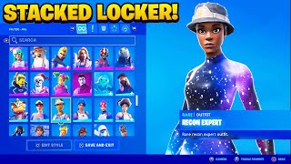 RATING A SUBSCRIBERS STACKED FORTNITE ACCOUNT Rare [upl. by Luigi]