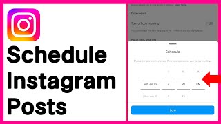 How To Schedule Instagram Posts  Schedule Instagram Posts [upl. by Ardnaiek105]