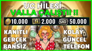 PUBG MOBİLE UC HİLESİ 2024  BEDAVA GERÇEK 10000 UC [upl. by Anileda]