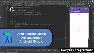 How to Implement Swipe Refresh Layout in Android Studio Using Java [upl. by Aleron]