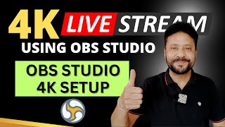 How To Live Stream In 4K Quality on YouTube  Best OBS Studio Setting For 4K Live Stream On Youtube [upl. by Danaher]