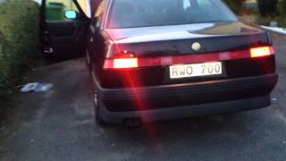 My Alfa Romeo 164 Q4 30 24v 95  Running again after cambelt failure [upl. by Etnuaed]