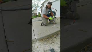 concreteleveling satisfying Raising Huge Concrete Driveway Slabs Using Magical Polyurethane Foam [upl. by Felizio430]