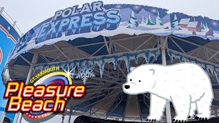 POLAR EXPRESS Great Yarmouth Pleasure Beach POV NEW FOR 2024 [upl. by Sicnarf]