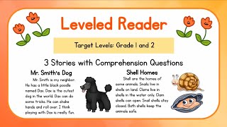 Reading for Grade 1 and Grade 2  Reading Comprehension  Learn English Through Stories Set 2 [upl. by Prospero]